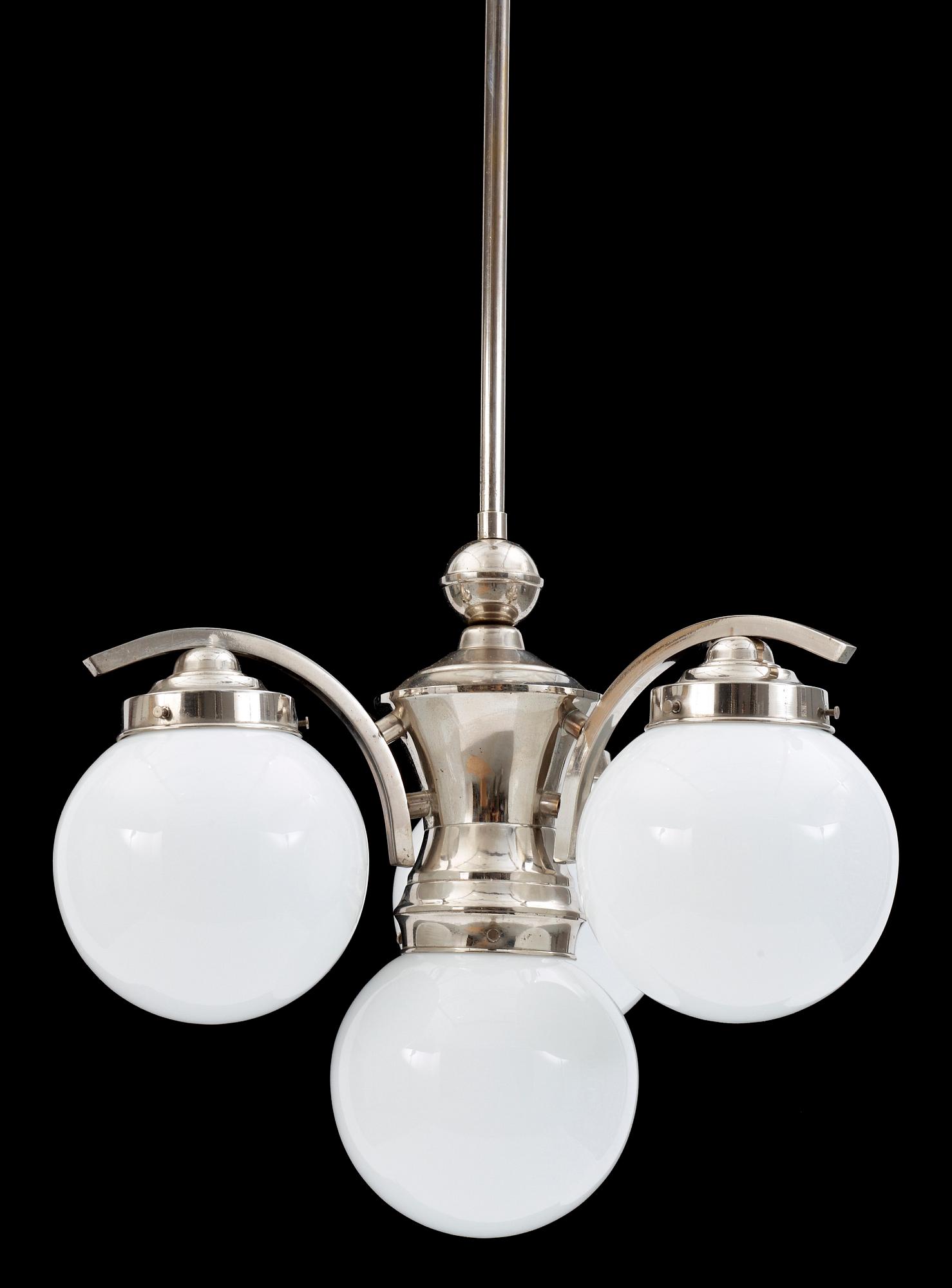TAKLAMPA, art deco, 1930-tal. Höjd 75 cm.