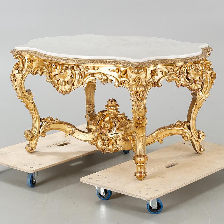 A Louis quinze style table from the later 19th century.