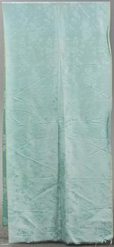 A pale celadon green silk, late Qing dynasty, circa 1900.