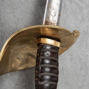 A 19th Century Swedish officer's sabre.