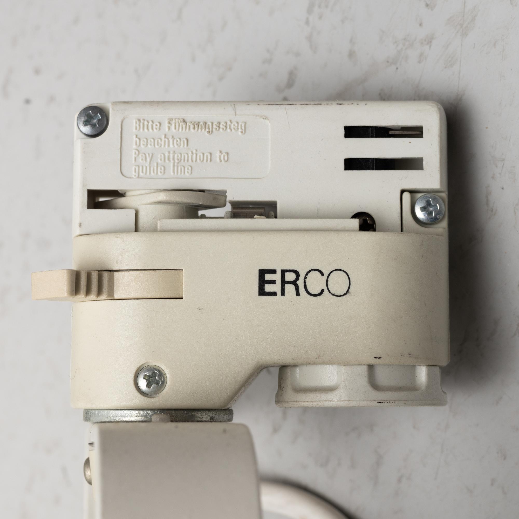 Five spotlights from Erco, end of the 20th century.