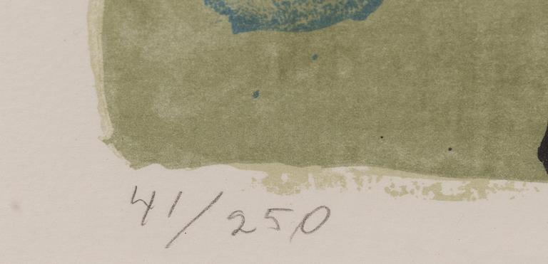 Madeleine Pyk, Komposition med stad i fonden.