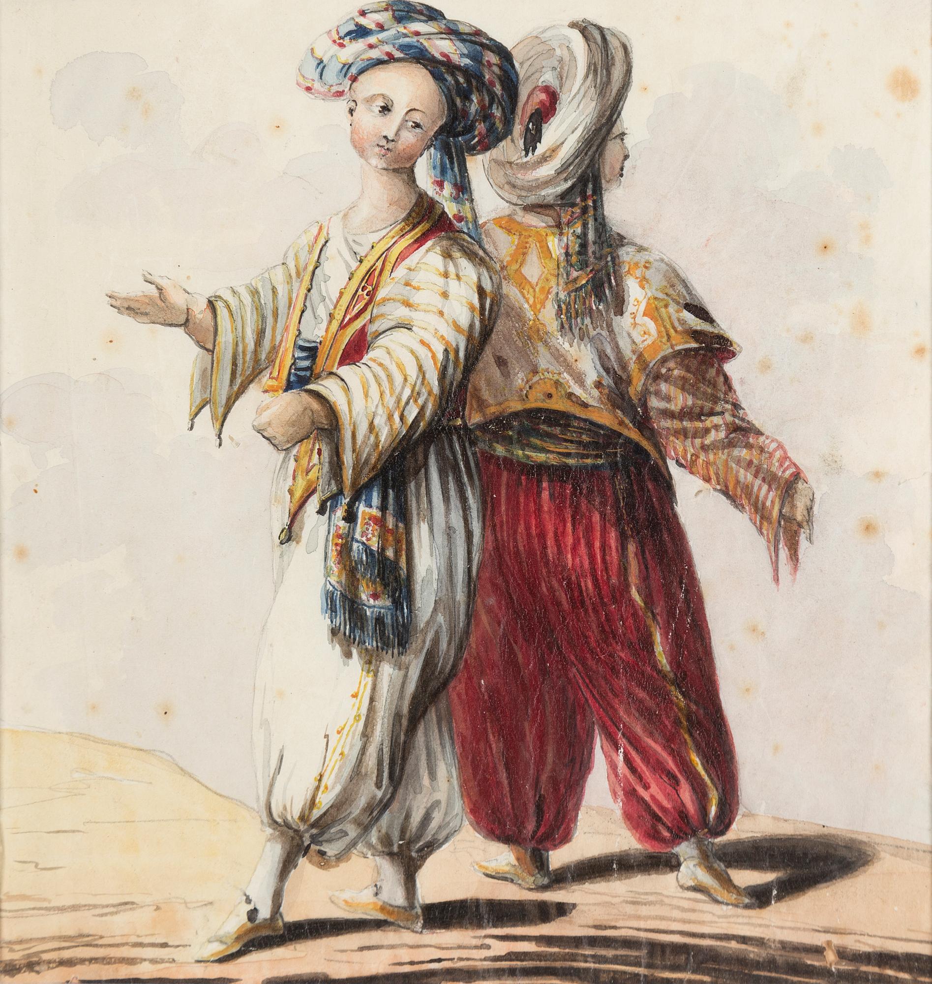 EGRON LUNDGREN, attributed to, watercolour.