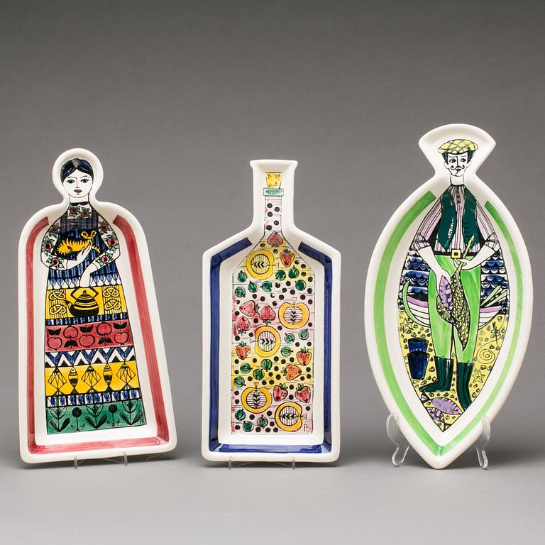 ANITA NYLUND, flintgods. Serveringsfat ur serien "Janssons Frestelse", JIE Gantofta.