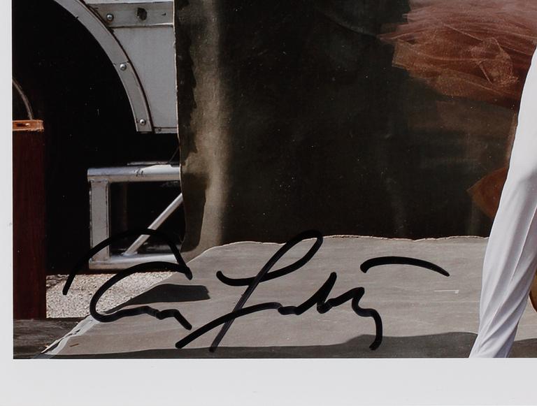 AUTOGRAFBILD, signerad Annie Leibovitz, 2000-tal.