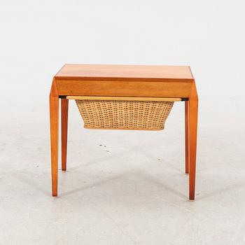 Severin Hansen, a teak and rattan sewing table.