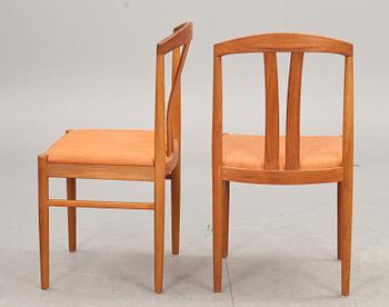 MATBORD och STOLAR, 4 st, 1960/70-tal.