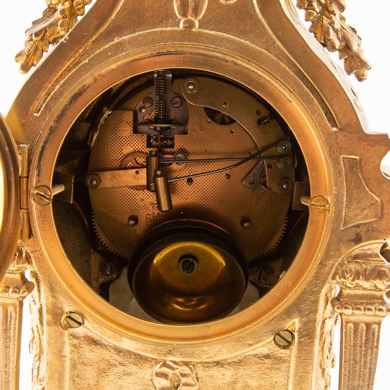 Table clock Louis XVI style first half of the 20th century.