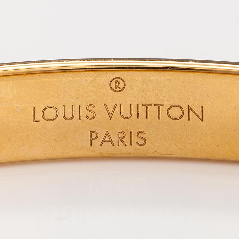 Louis Vuitton, "Nanogram cuff" bracelet. Marked Louis Vuitton Paris, Italy.