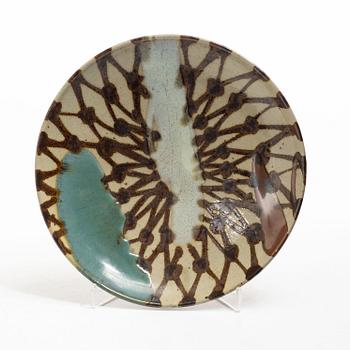 Shoji Hamada, attributed to, A stoneware bowl dish, Japan, 1960s.