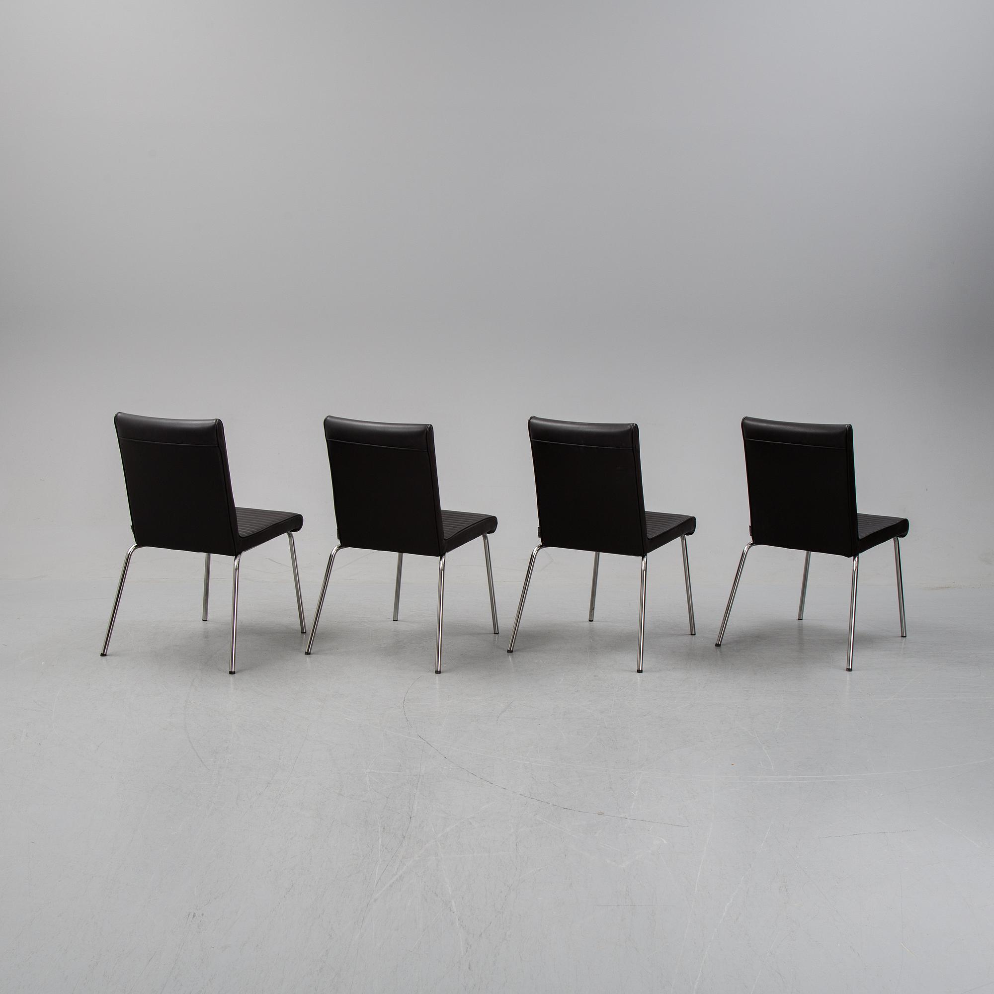 Olle Andersson, stolar, 4 st, "Quick", Offecct.