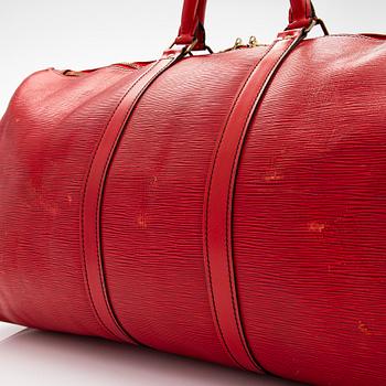Louis Vuitton, weekendväska, "Epi Keepall 55".