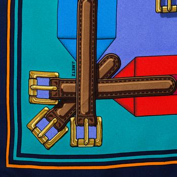 HERMÈS, a 'Sagles' silk scarf.