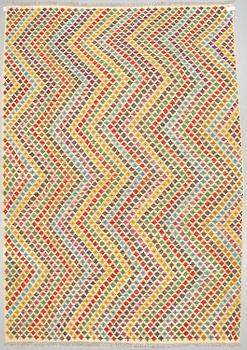 A CARPET, kilim, 397 x 287 cm.