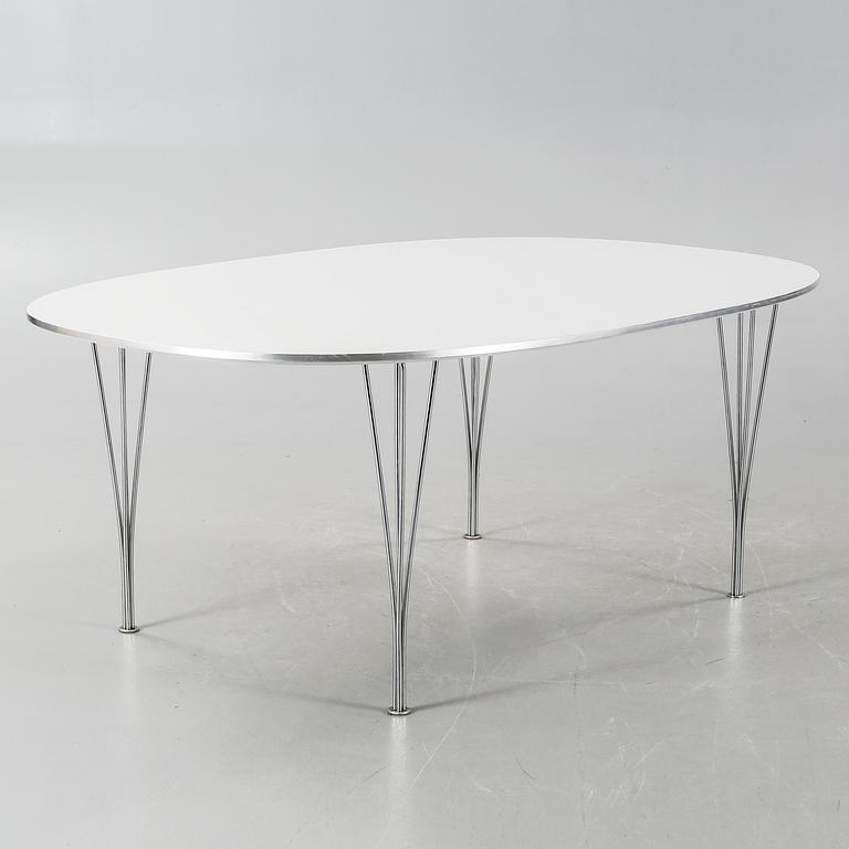 BRUNO MATHSSON & PIET HEIN, bord, "Superellips", Fritz Hansen, 1987.