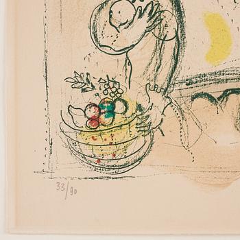 Marc Chagall, "Bouquet à la Tour Eiffel".