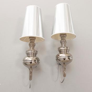 Jaime Hayón wall lamps a pair of "Josephine Mini Wall Light" Metalarte 2000s.