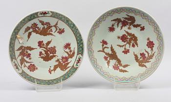 FAT, 2 st, porslin, Kina, 1900-tal.