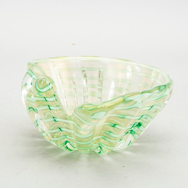 Samling glas, 6 st, Murano Venedig, 1900-talets mitt.