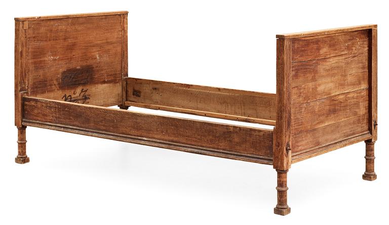 A Swedish Baroque 18th century bed.