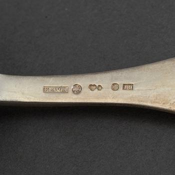 ERIK FLEMING, bestickservis, 12 delar, silver, "Flavia 1", Flavia, Skellefteå, 1952-6.