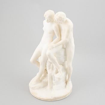 REINHOLD BÖLTZIG, sculpture. Signed. Marble, height 37 cm.