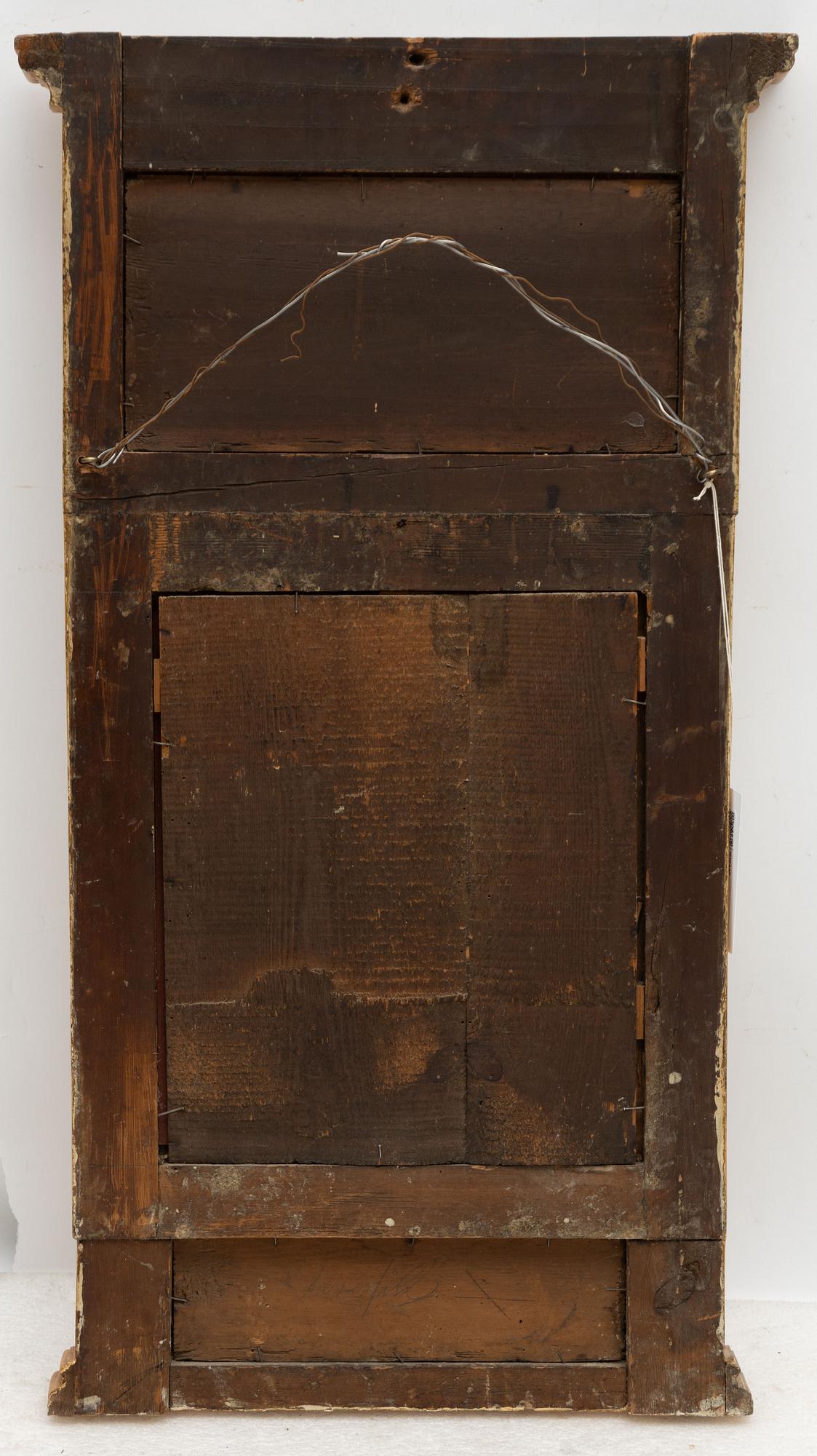 Alate Gustavian mirror, Sweden, around 1800.