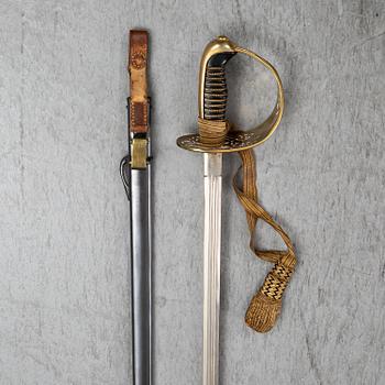 A Swedish cavalry officer's sword 1893 pattern.