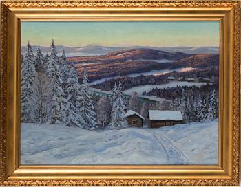 ANDERS ALTZAR, oil on canvas, signed and dated -29.