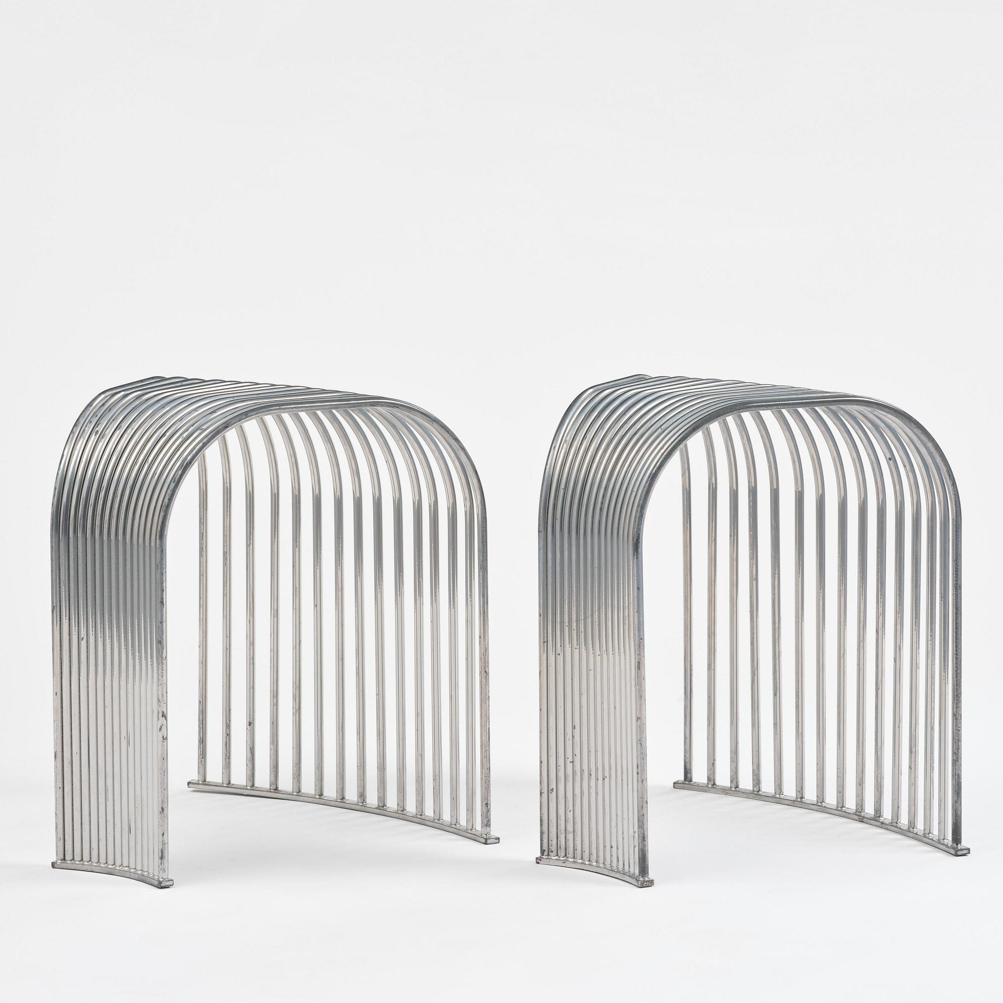 Swedish Girls, a pair of modular stools, "SS-C-90" from the "Seats System" series, ca 2018.