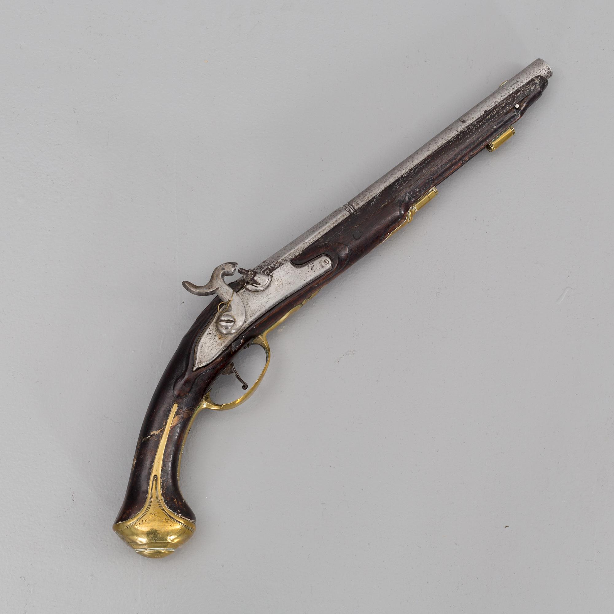 A 19th century pistol,