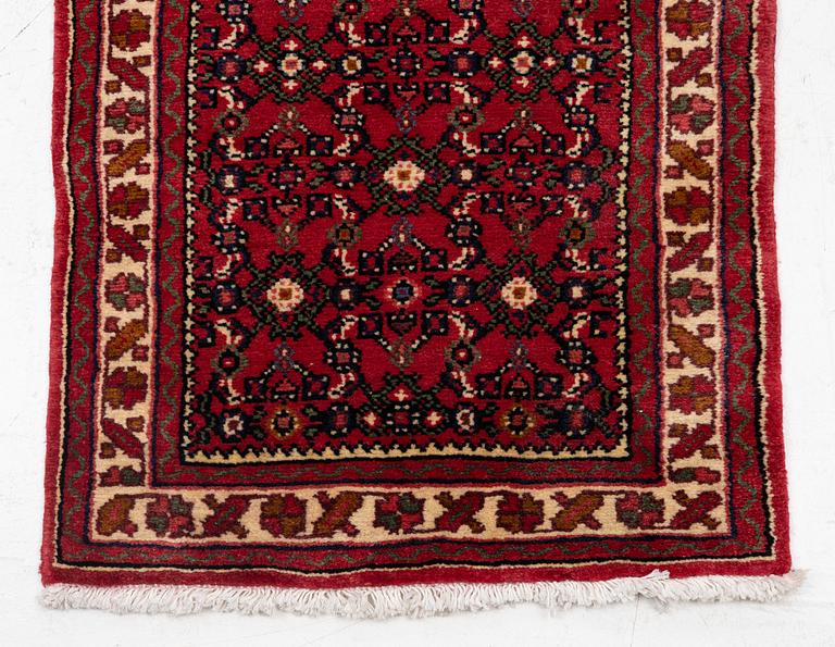 Rug, oriental, "runner", Hosenabad, 550x66 cm.