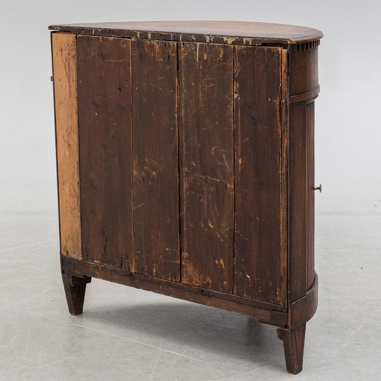 A 19th century mahogany cabinet.