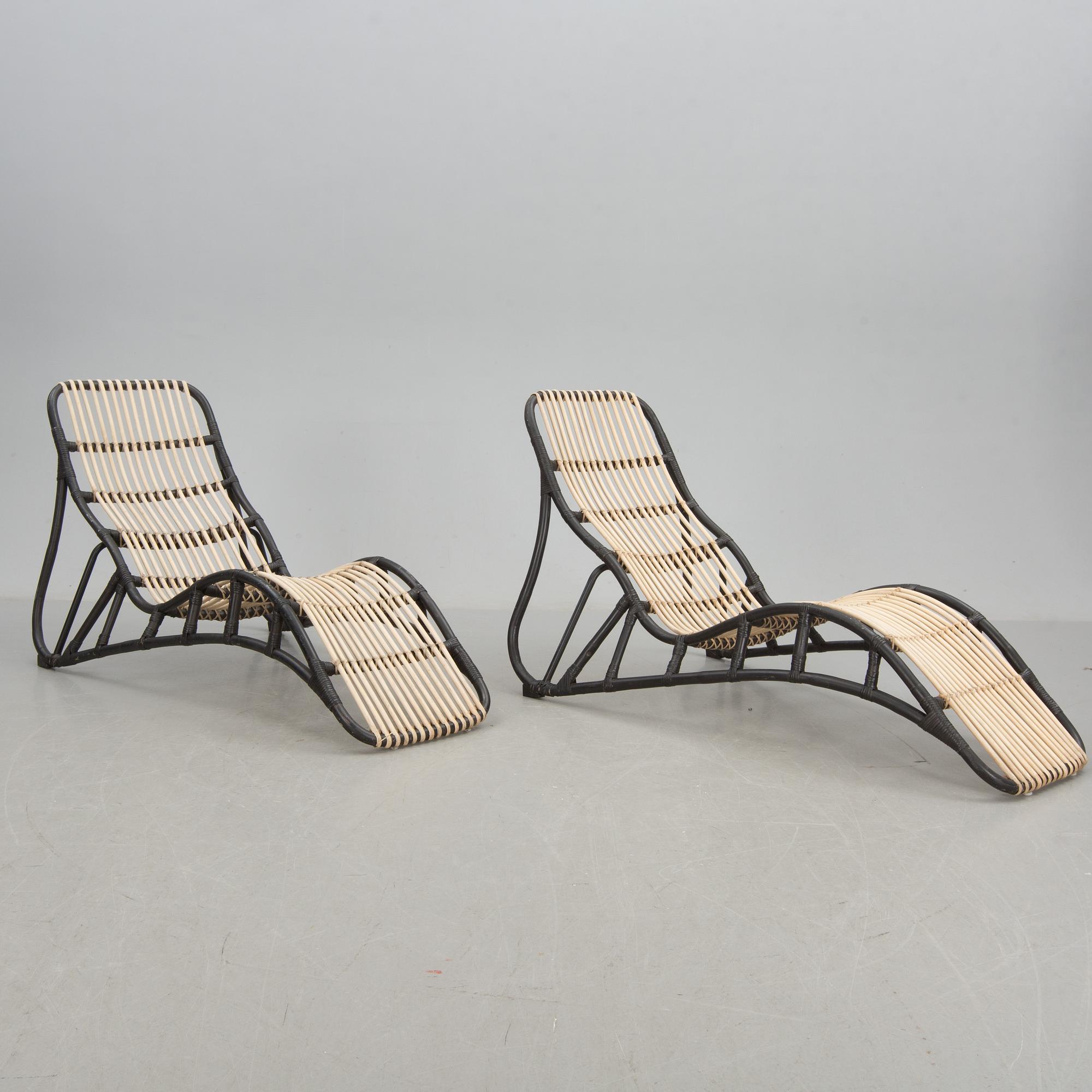 VILSTOLAR, ett par, 1900-tal.