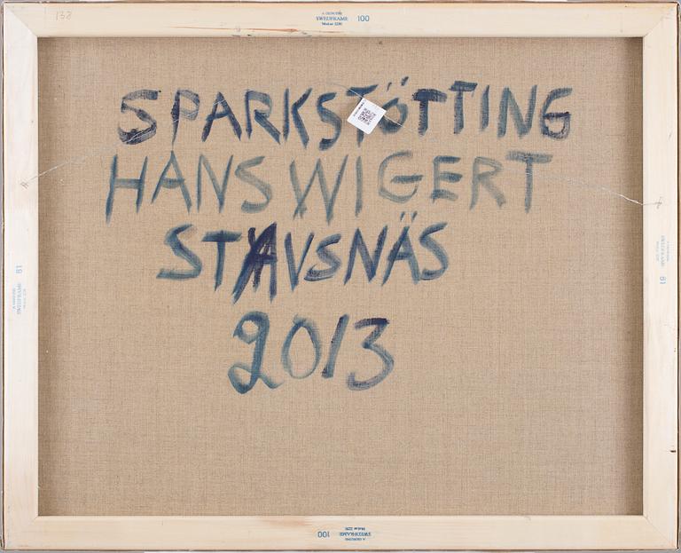 HANS WIGERT, oil on canvas signed Hans Wigert and dated Stavsnäs 2013.