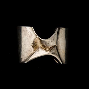 ARMBAND, "Mannen från Mercurius" sterlingsilver, Björn Weckström Lapponia 1971.