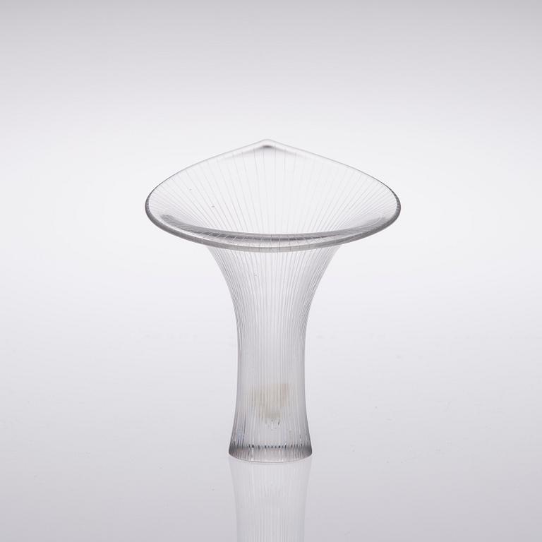 TAPIO WIRKKALA, MALJAKKO, glas, "Kantarelli", signerad Tapio Wirkkala Iittala.