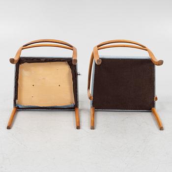 Stolar, 4 st, samt karmstolar, 2 st, 1960-tal.