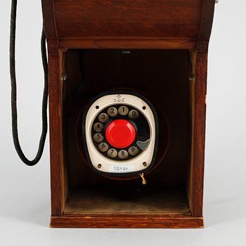 VÄGGTELEFON, 1900-tal.
