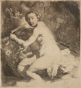 838. Rembrandt Harmensz van Rijn, "Diana at the Bath".