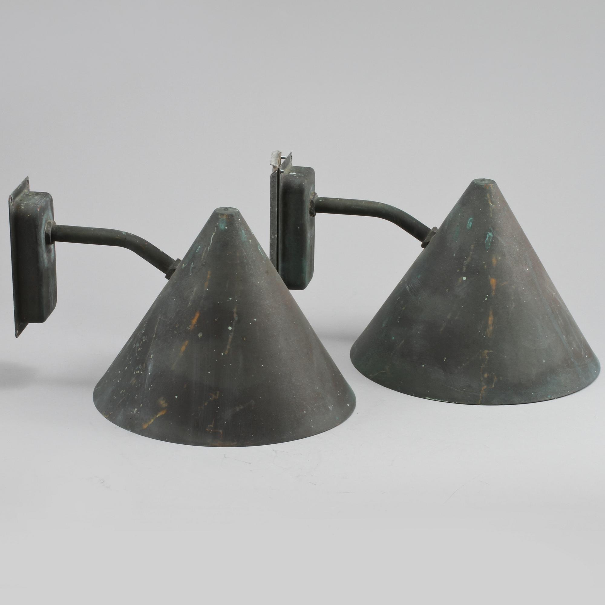 YTTERBELYSNING, 2 st, "Tratten", Hans Agne Jakobsson, Markaryd. 1900-talets andra hälft.