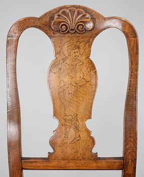 STOLAR, ett par, rokoko, 1700-tal.