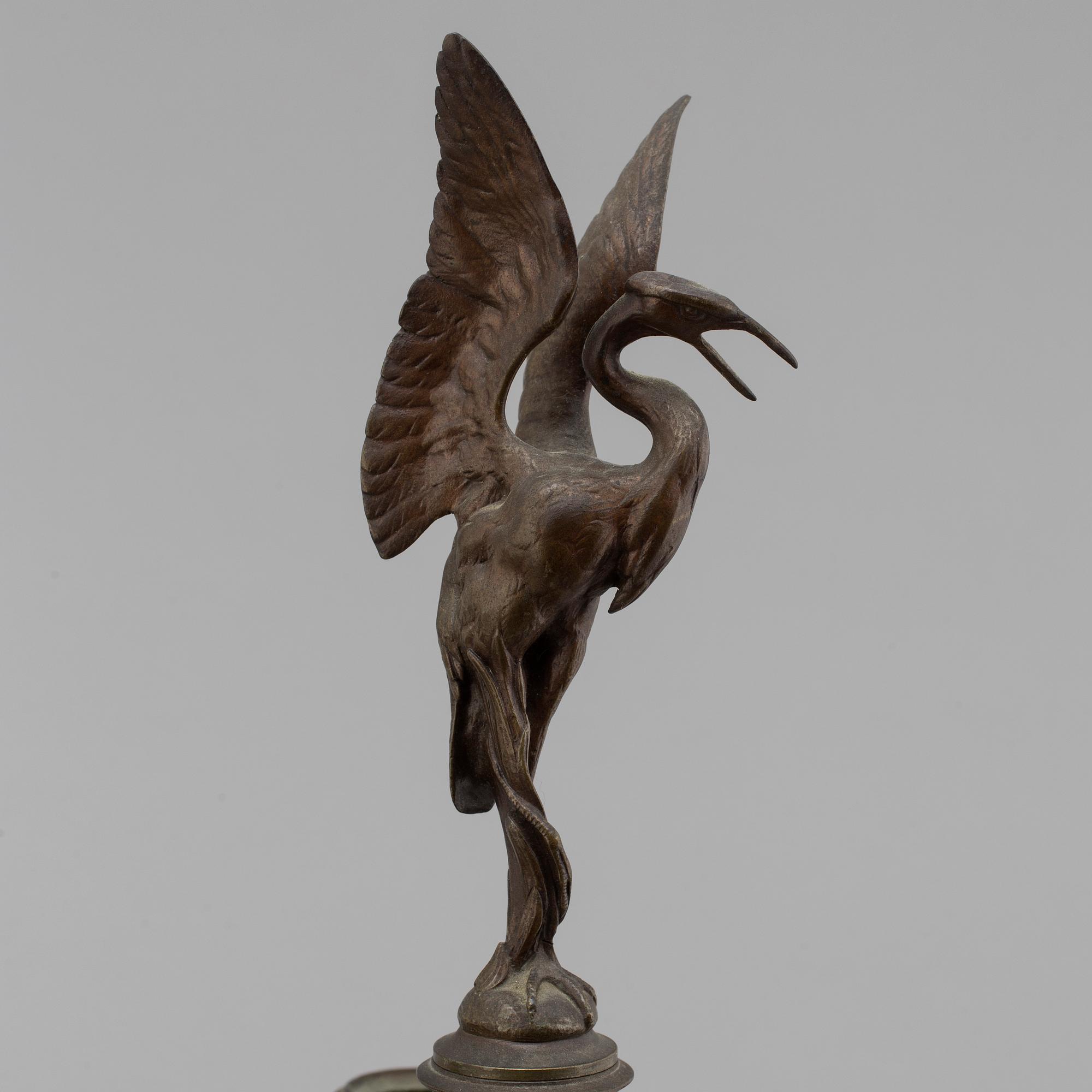 FERDINAND BARBEDIENNE, attributed to, a pair of 19th century bronze candelabra.