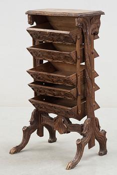 CIGARRSCHATULL / BORD, omkring sekelskiftet 1900.