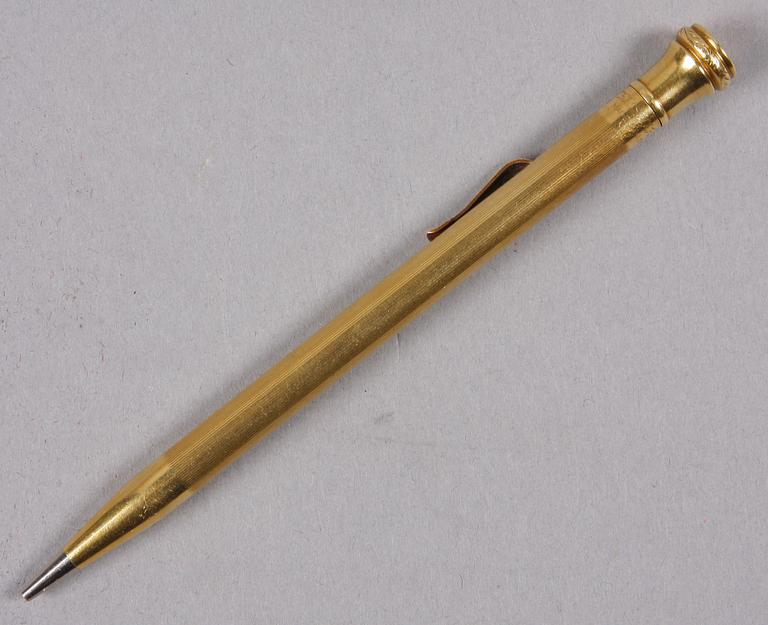 PENNA, guldpläterad, Wahl Eversharp, USA, 1920-30-tal.