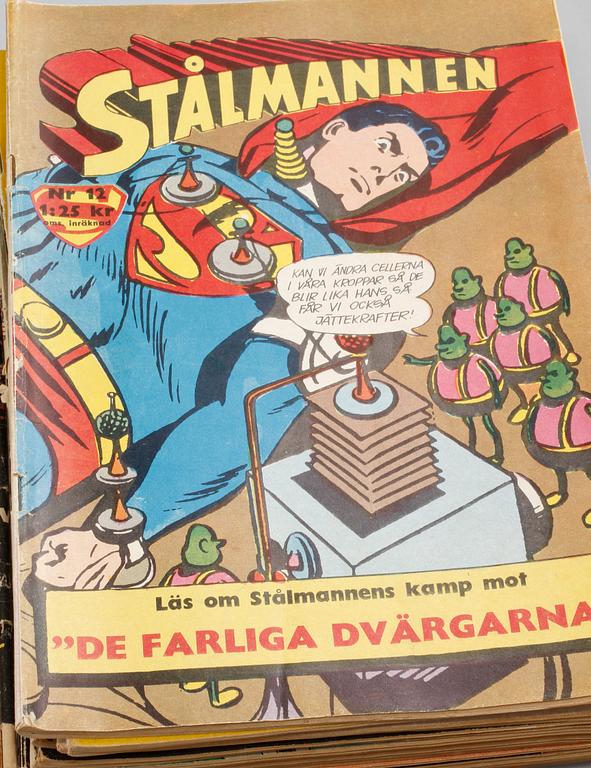 SERIETIDNINGAR, Stålmannen, 1960/70-tal.