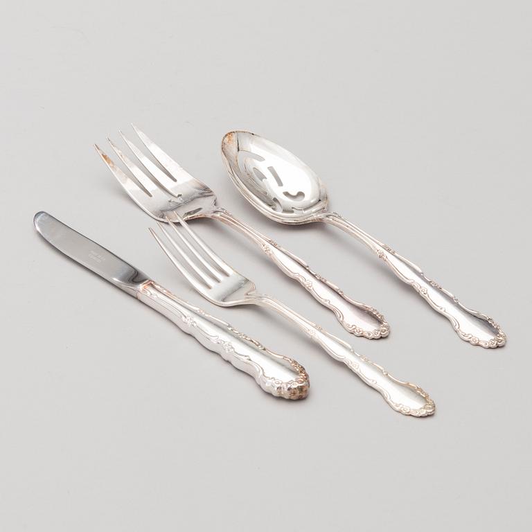 Silver Plated Cutlery Set for Twelve person, made in UK.