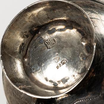 Supkoppar, 4 st, silver, Sverige 1800-1900-tal.