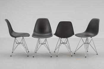 STOLAR, 4 st. "DSR", Charles och Ray Eames, Vitra.