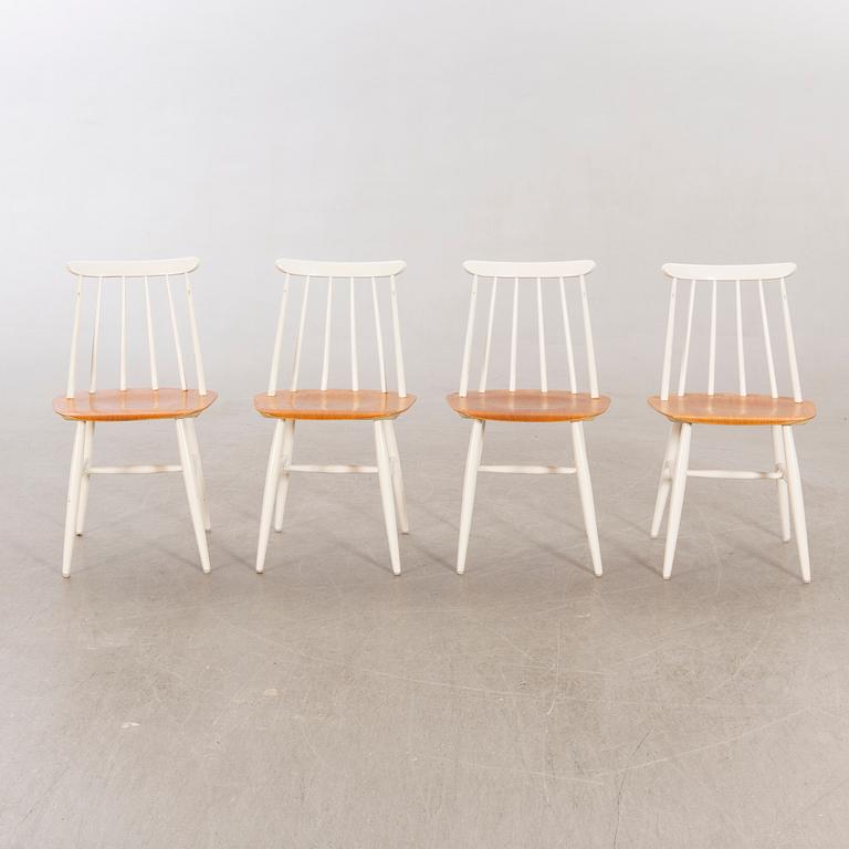 Chairs 7 pieces, "Fanett", Ilmari Tapiovaara, Edsbyverken, 1900-talets andra hälft.